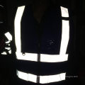 safety reflective vest with 4 refletive stripes